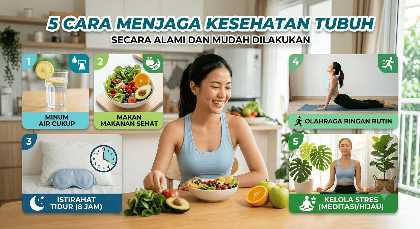 Cara Menjaga Kesehatan Tubuh Secara Alami dan Mudah Dilakukan