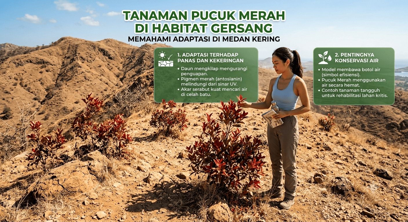 Bunga Pucuk Merah: Manfaat, Filosofi, dan Cara Merawatnya